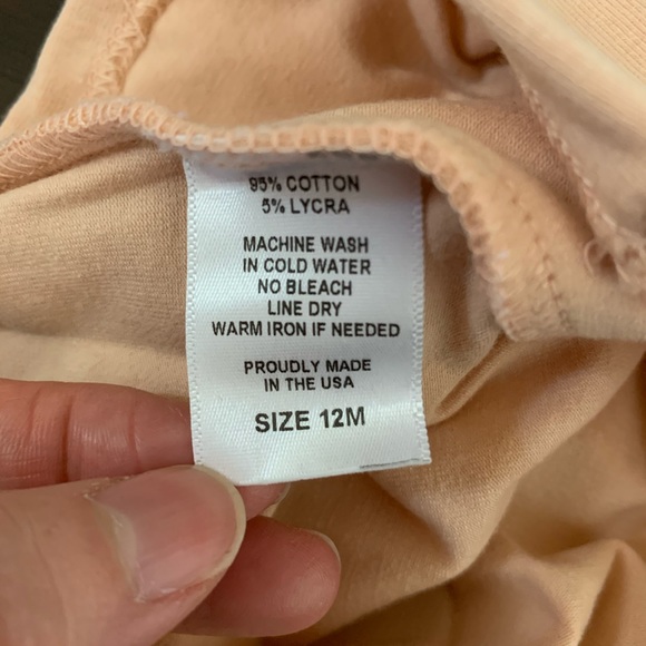 Remie Girl Pocket Skirt in blush pink, size 12 mo - Picture 6 of 6